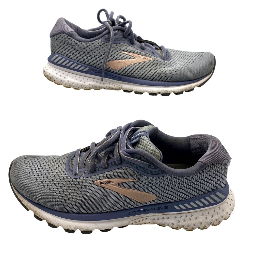 Brooks Adrenaline GTS 20 1202961B073 Women's 9.5 B Sneakers Gray Running Shoes
